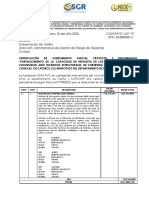 Certificado de Verificacion de Vehiculos Proyecto 2 0111 Alpecorp Febrero 2020