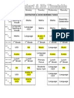 Student Timetable 3B