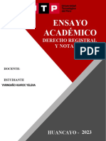 Ensayo Académico