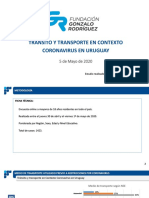 Tránsito y Transporte en Contexto de Coronavirus en Uruguay (2020)