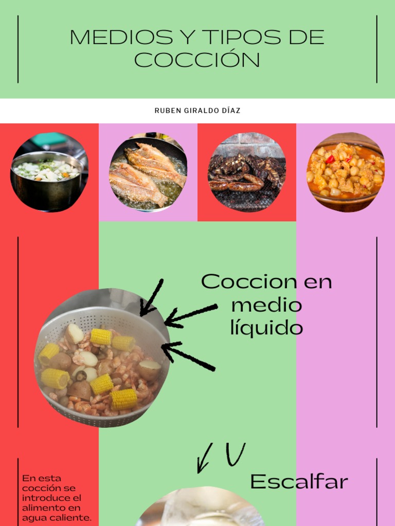 Métodos de Cocción de Alimentos | PDF | Cocinando | Alimentos