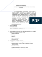 Guía de Procedimiento #Manejo de Residuos Biocontaminados