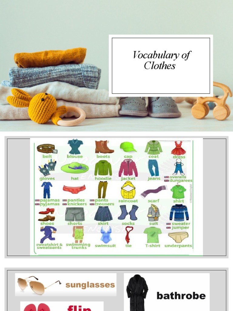 Clothes Vocabulary List Pdf A Z – KSMF