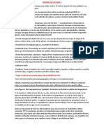 Control de lectura sobre el Antropoceno, Holoceno e impactos climáticos