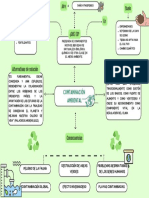 Gráfica Mapa Conceptual Del Medio Ambiente Simple Verde PDF