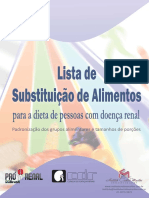 Lista de Substituição para Renal PDF