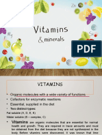 Vitamins and Minerals