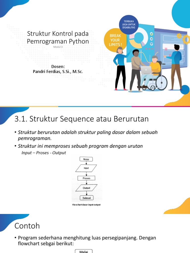 Struktur Kontrol Pada Pemrograman Python PDF | PDF