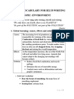 Ielts Writing Topic Environment