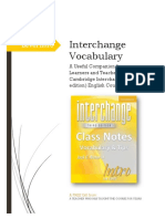 Interchange Intro Vocabulary PDF