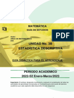 Unidad 3B Estadística Descriptiva PDF