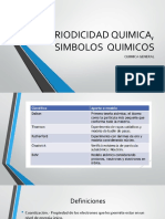 Periodicidad Química, Símbolo Quimico PDF