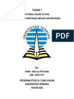 Tugas 1 Arbitrase, Mediasi Dan Negosiasi