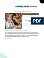 Survey Examples Lead Magnet PDF