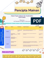 Modul Projek Imajinasi Dan Kreativitasku - Aku Si Pencipta Mainan - Fase Fondasi