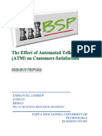 How ATM Usage Affects Customer Satisfaction in BSP Bank