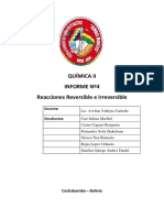 Info 4 Reacciones Reversible e Irreversible