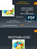 Analisis de Tendencias - Indicadores de Rentabiidad