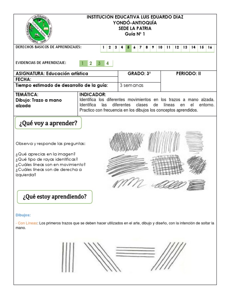 Clases de Educación artistica grado 3 2023 | PDF