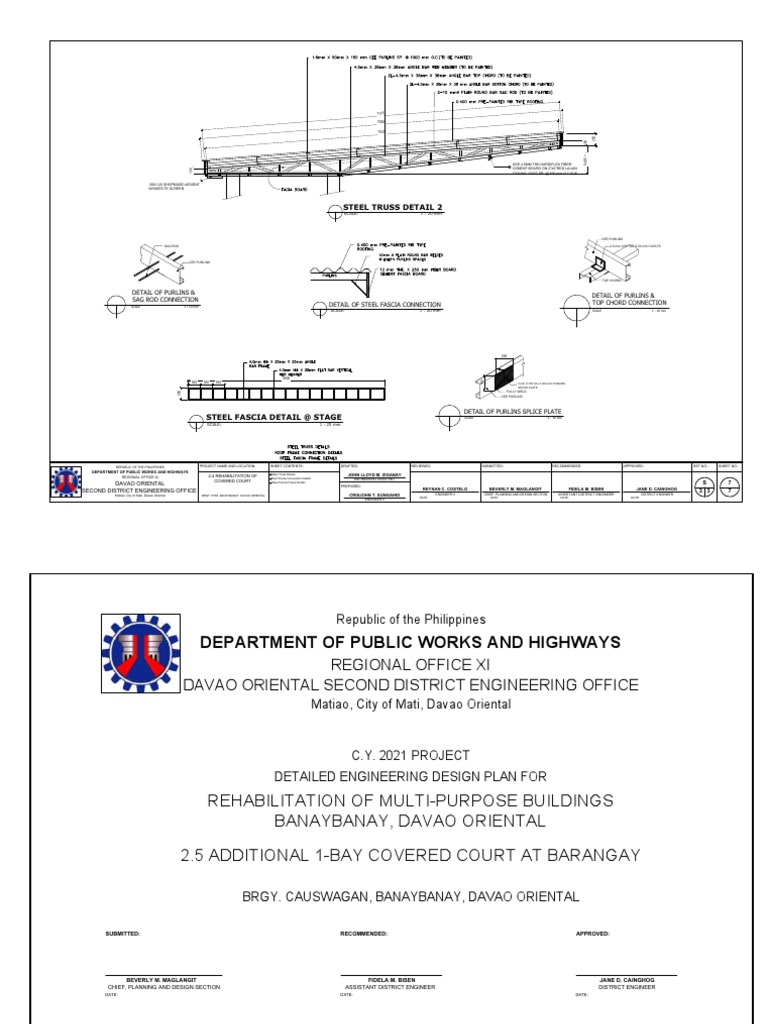 Steel Truss Design for Bleacher Project | PDF | Truss | Civil Engineering