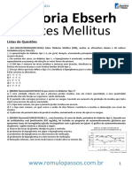 Diabetes Mellitus - Mentoria Ebserh