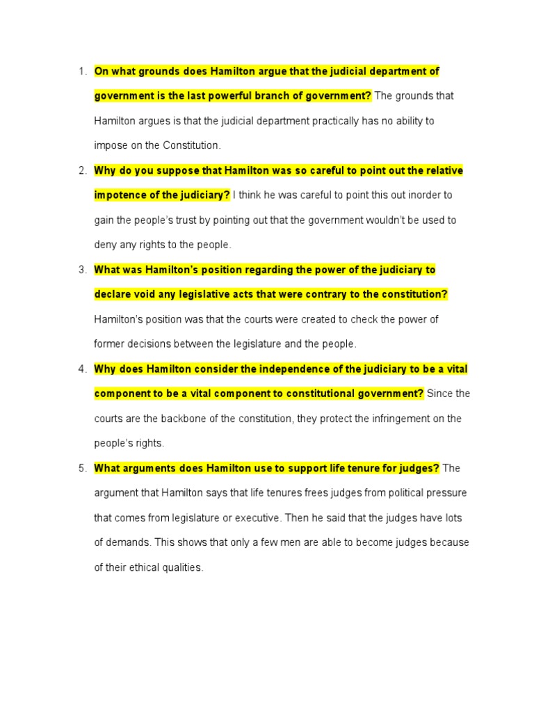 Federalist 78 Reading Guide Pdf