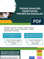 Teknik Penentuan Prioritas Masalah