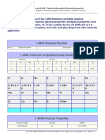 Datasheet for Steel Grade 1.4848 Chemical Properties Mechanical Specs
