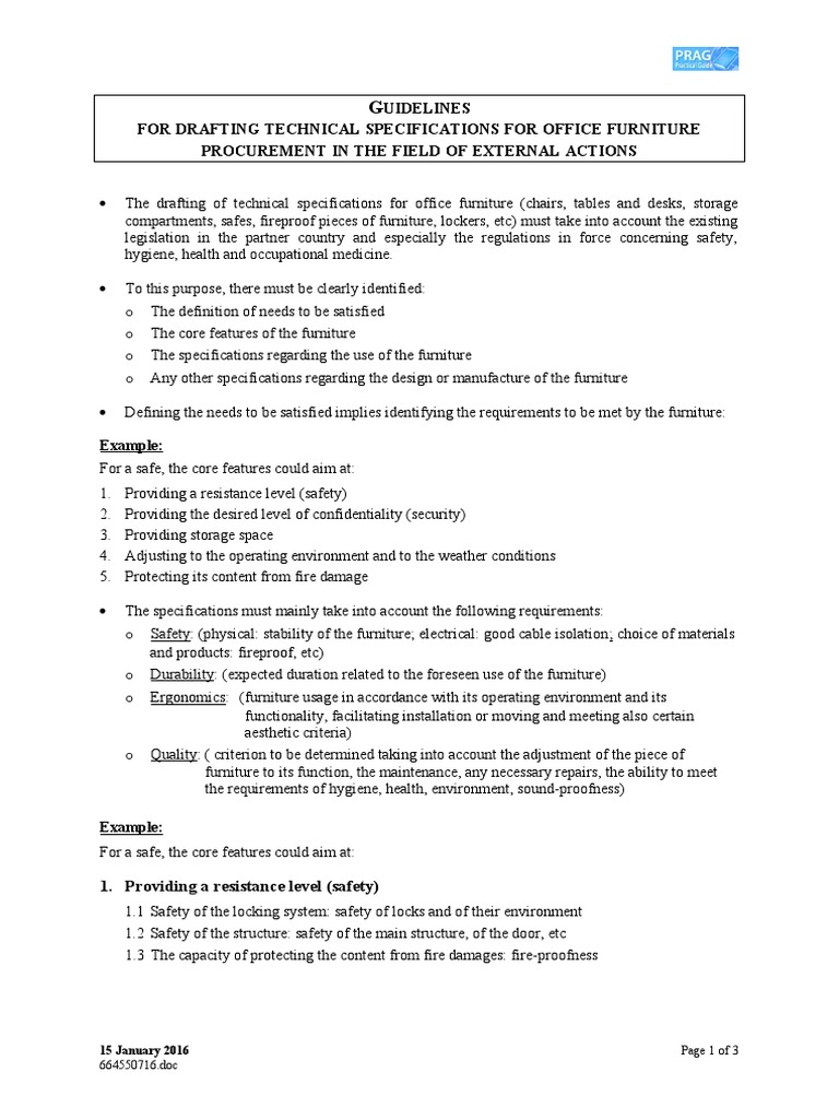A11c Guidelines Furniture en PDF Safety Specification (Technical