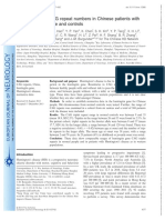 Jiang2014-EurJNeurology-Huntingtin+gene+CAG+repeat+numbers+in+Chinese+patients+with+Huntington+disease