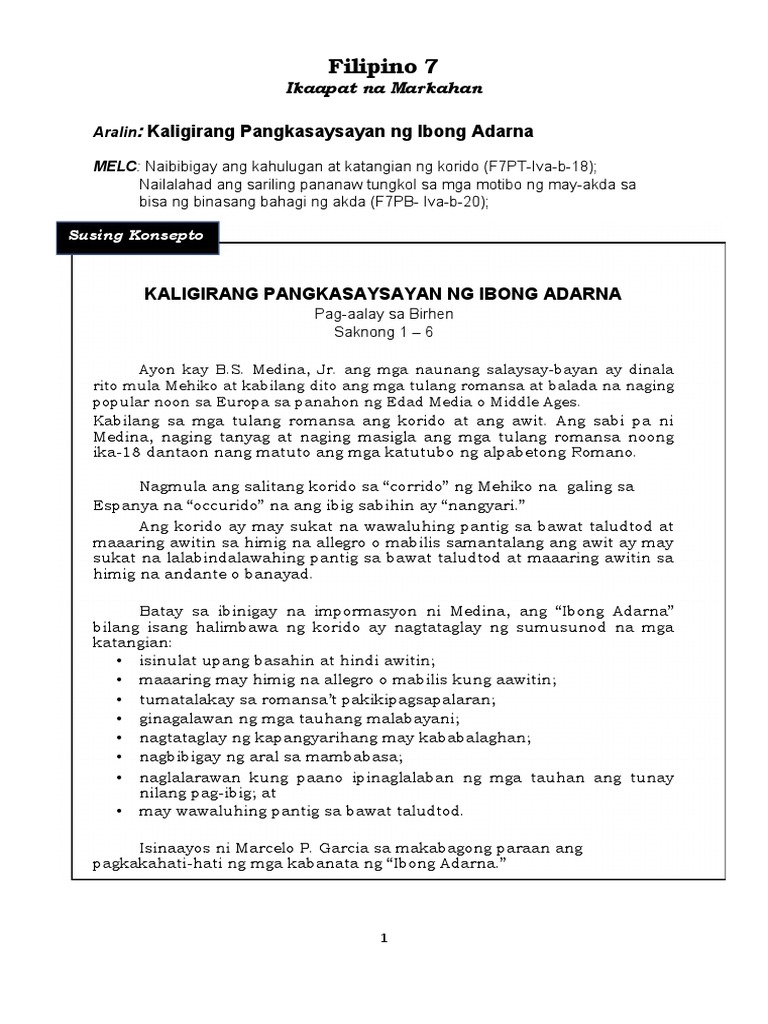 Kaligirang Pangkasaysayan NG Ibong Adarna | PDF