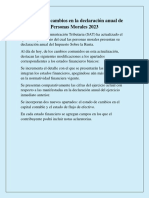 Declaración Anual Personas Morales - Requisitos S.A.