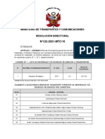 Plan de Contingencia - RD N°122-2021-Mtc-16 - Saservi