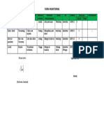 Contoh Form Monitoring