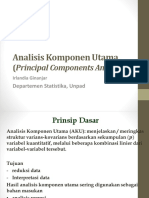 Analisis Komponen Utama Ringkas PDF