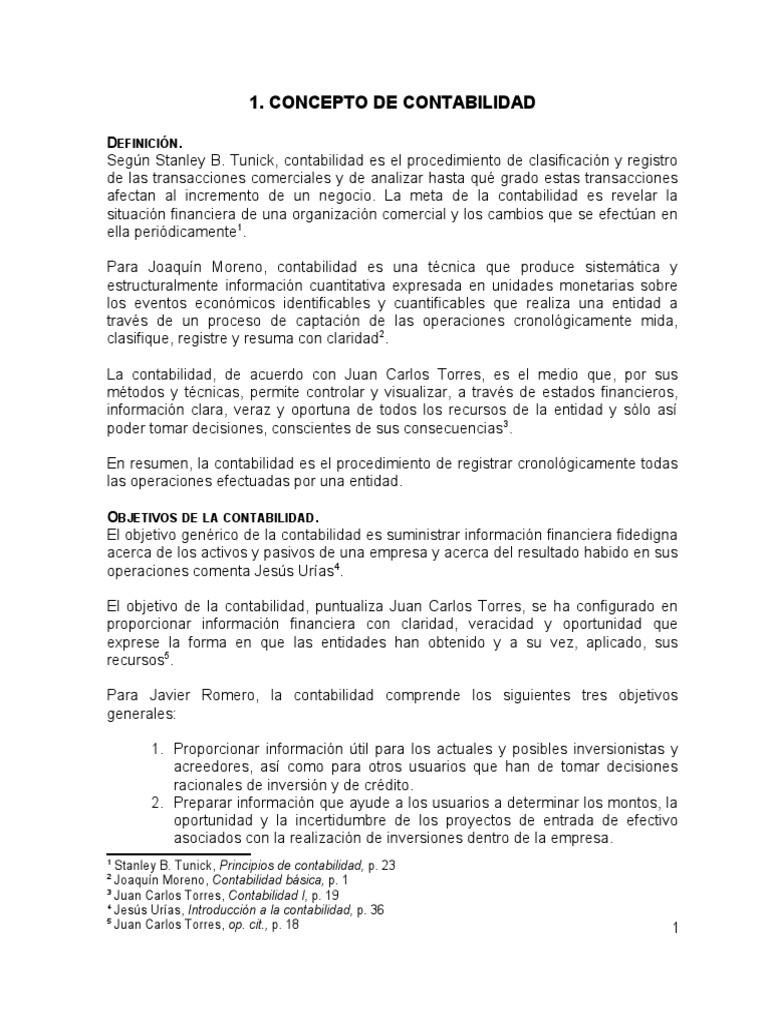 Definición y Objetivos de Contabilidad | PDF | Contabilidad | Business