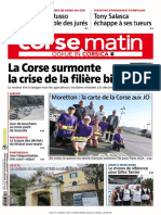Corse Matin Du Mercredi 03 Mai 2023