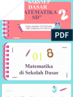 Konsep Dasar Matematika SD"