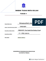 Tugas Mata Kuliah 1, Muhammad Rafly Ichsan, MKDU4109 PDF