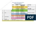 Jadual Ganti 24 MEI