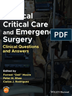 Surgical Critical Care and Emergency Surgery Clinical Questions and Answers 3rd Edition 2022 PDF