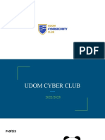 UDOM CYBER CLUB - 01 - Linux Basic