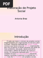 Elaboração do Projeto Social