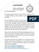 Time Keeping and Punctuality PDF