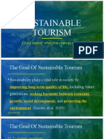 SUSTAINABLE TOURISM PPT 1