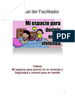 Manual Del Facilitador Video Mi Espacio para Dormir en Mi Vivienda