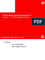 Gerencia de Servicios TI - Semana 1 PDF