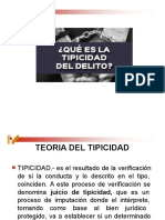 Teoría de La Tipicidad