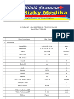 PDF Rentang Nilai Normal Pemeriksaan Laboratorium - Compress