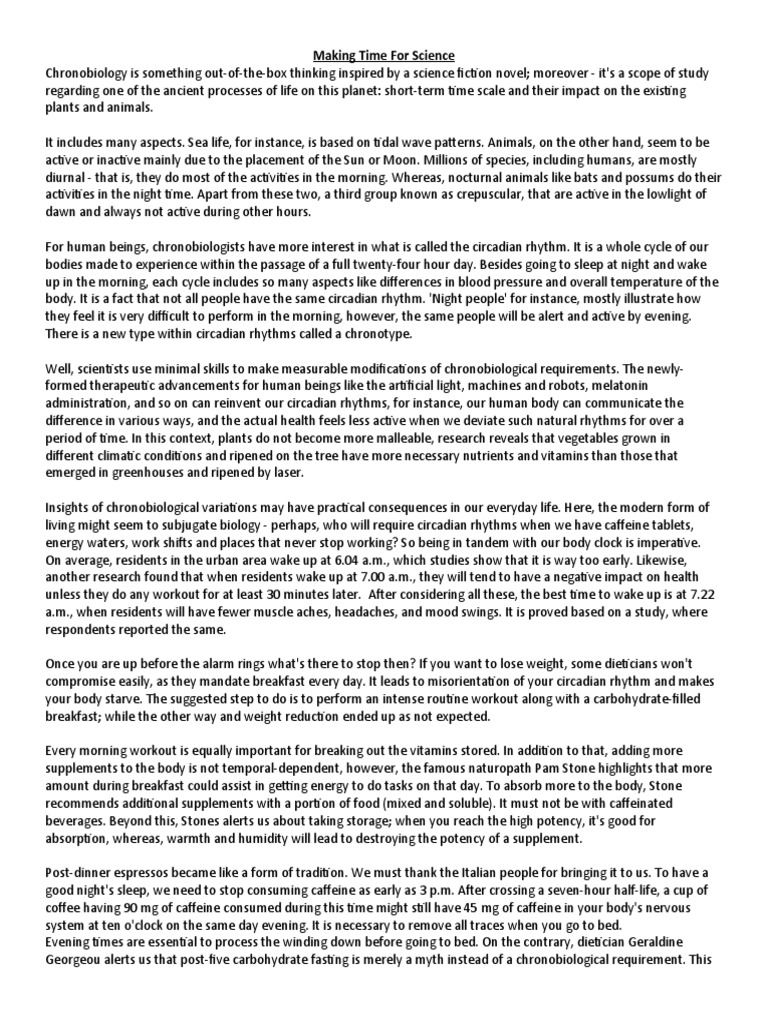 11 March (Reading) (Making Time For Science | PDF